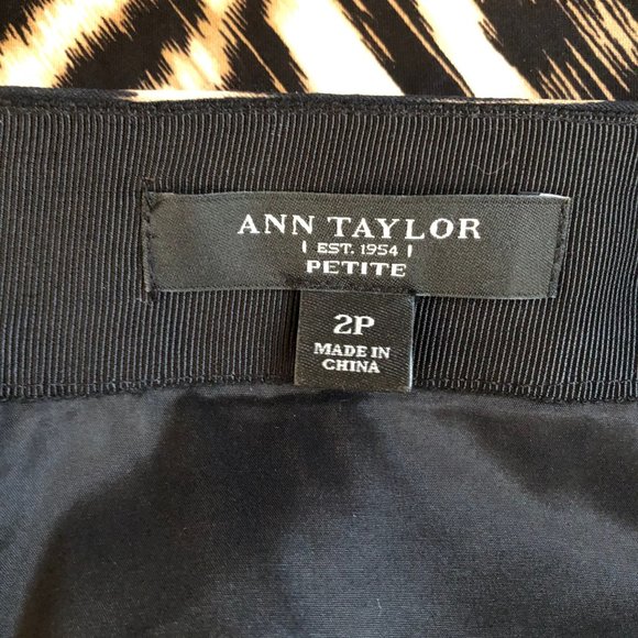 Ann Taylor Animal Print Skirt - Picture 8 of 9